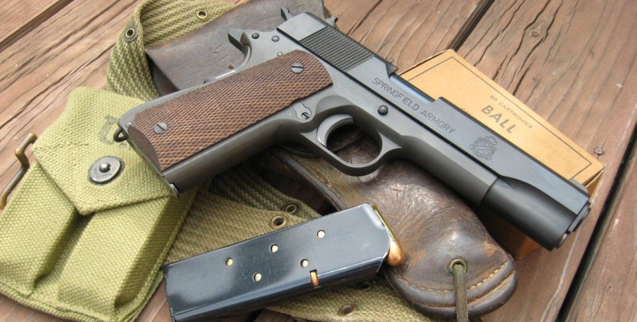 пистолет кольт 1911, кольт, пистолет М1911