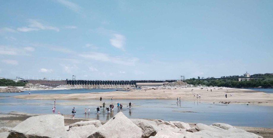 Днепр, Каховская ГЭС, подрыв ГЭС