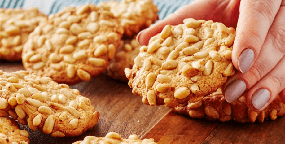 печенье, выпечка, рука