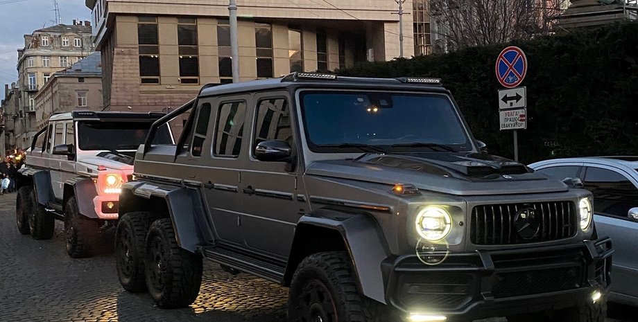 Mercedes G63 AMG 6X6, шестиколесный Гелендваген, Mercedes G-Class
