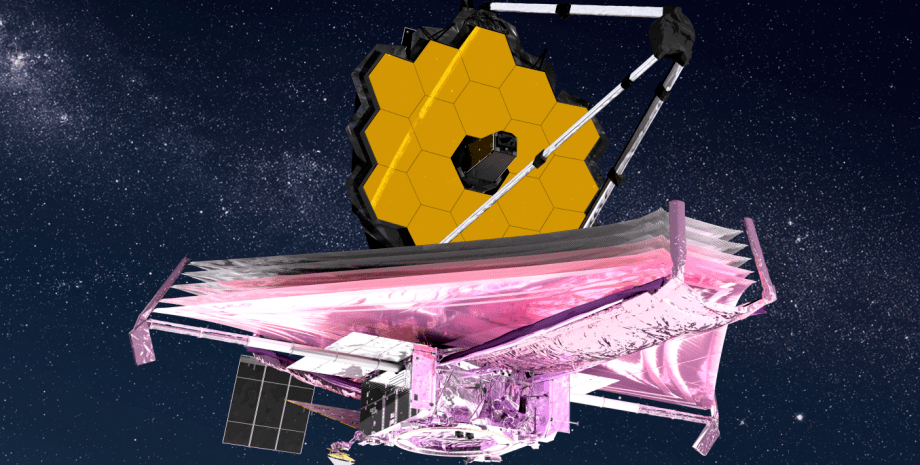Солнцезащитный экран, телескоп Уэбба