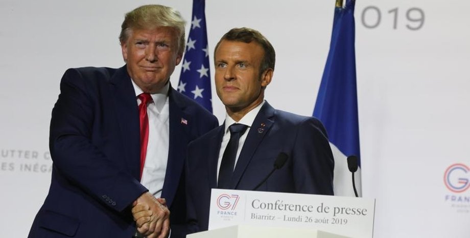 Дональд Трамп, Эмманюэль Макрон