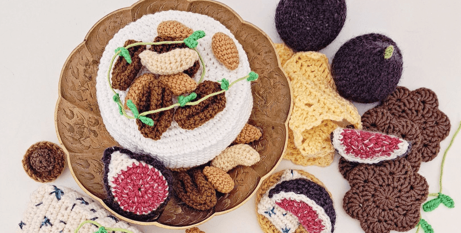 Еда, вязание, вязание крючком, искусство, блюдо, продукты, игрушки