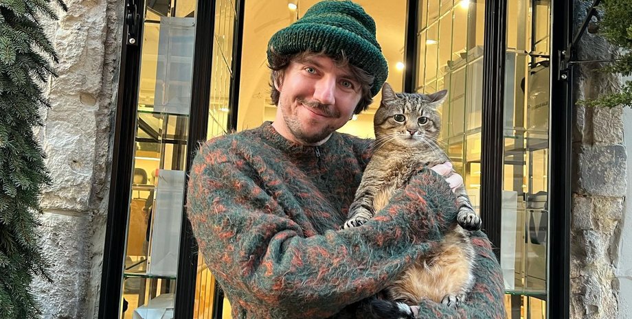 Руслан Багінський та кіт Степан