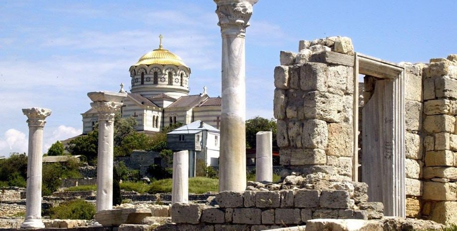 Древний Херсонес, руины Херсонеса, Херсонес Крым, Херсонес оккупация, древний Херсонес РПЦ, Херсонес Путин