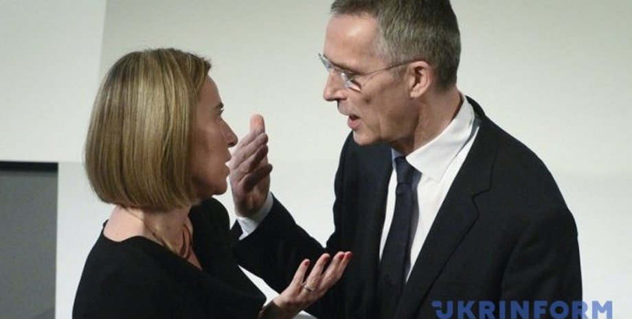 Федерика Могерини и Йенс Столтенберг / Фото: Укринформ