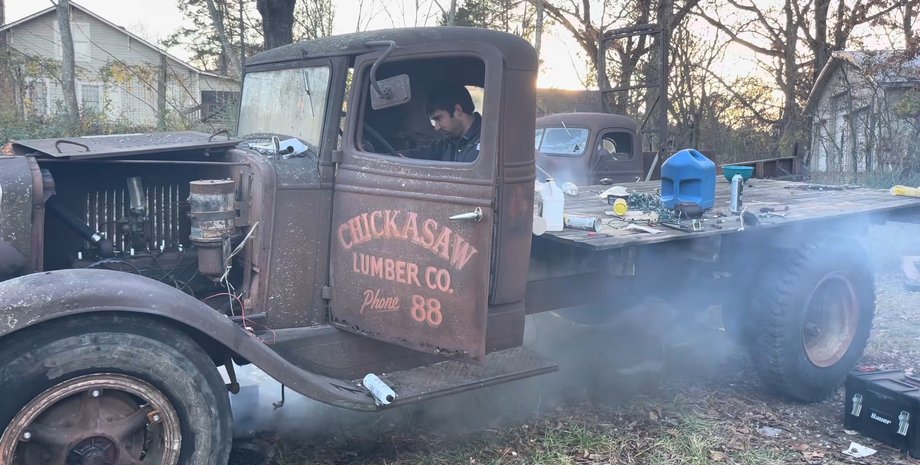 International C-30 1935, International C-30, грузовик International, заброшенные авто