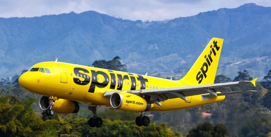 Spirit Airlines, самолет,