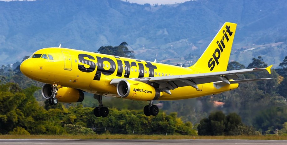 Spirit Airlines, літак,