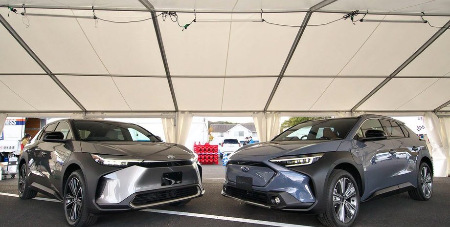 Toyota bZ4X, Subaru Solterra, відкликання авто, електромобіль Toyota, електромобіль Subaru, кросовер Toyota, кросовер Subaru