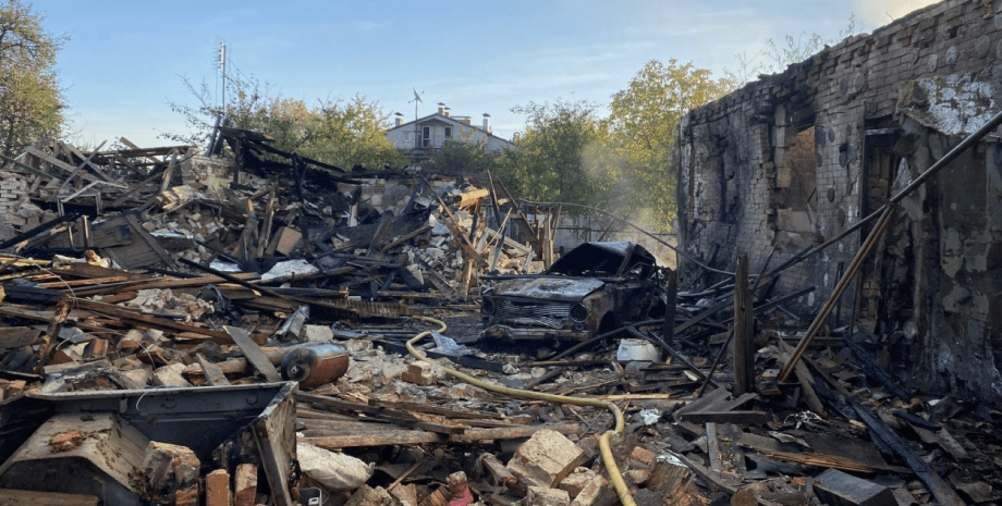 The Russian drone hit a private home where the family slept. The mother and sist...