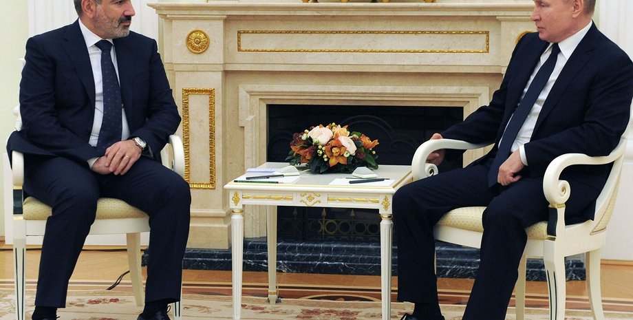 Нікол Пашинян, Володимир Путін, фото