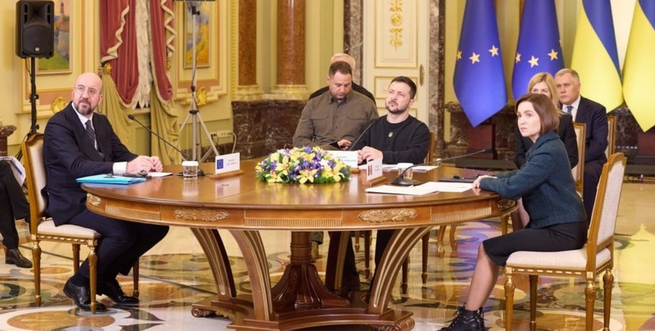 мишель, зеленский, санду