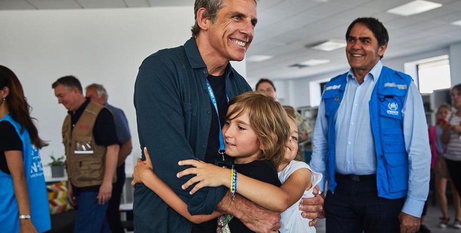 Бен Стиллер, Бен Стиллер посетил Украину, Бен Стиллер приехал в Украину, Бен Стиллер во Львове, Бен Стиллер кружка я люблю Львов