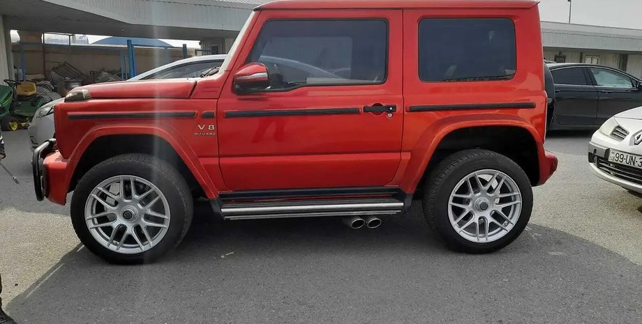тюнинг сузуки джимни, Suzuki Jimny, Suzuki Jimny 2023, тюнинг Suzuki Jimny, новый Suzuki Jimny, копия Гелендвагена