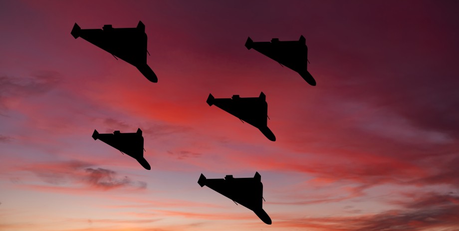 Shahed Shahed, БПЛА, беспилотник, ударный БПЛА, дрон-камикадзе, ночная атака