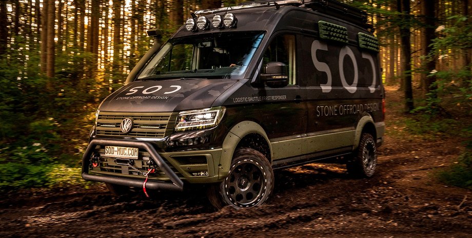 Volkswagen Crafter, тюнінг Volkswagen Crafter, дім на колесах, автодім Volkswagen