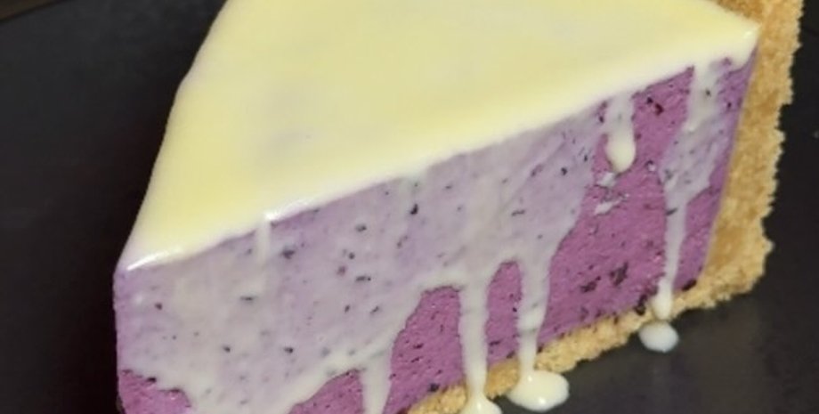 черничный чизкейк, десерт