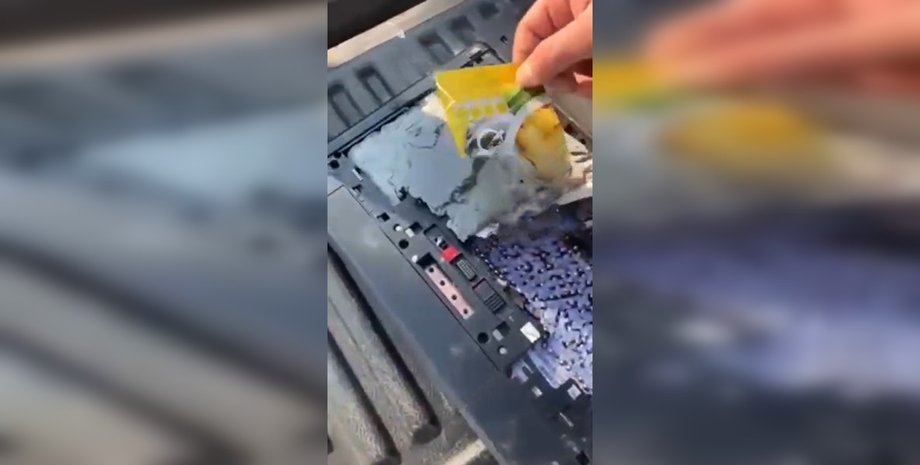 ВС РФ, россияне, ноутбук, взрывчатка, война в Украине, фото