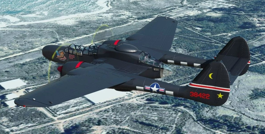 The Black Widow has only been armed with the US Air Force only in the last year ...