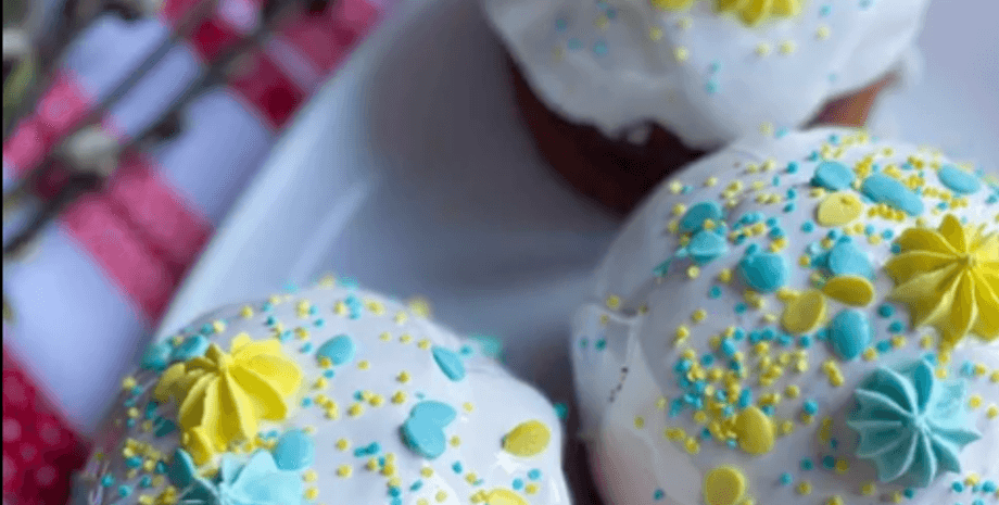 глазурь для паски, фруктово-ягодное желе, два вида глазури