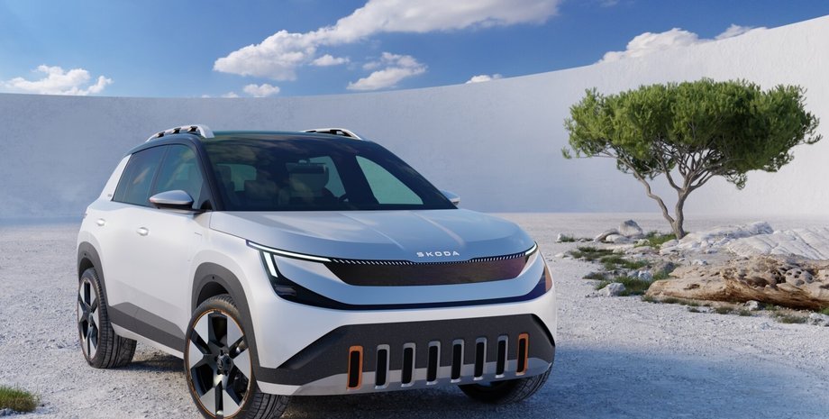Новый Skoda Epiq 2025, Новый Skoda Epiq, Skoda Epiq 2025, Skoda Epiq, кроссовер Skoda, электромобиль Skoda