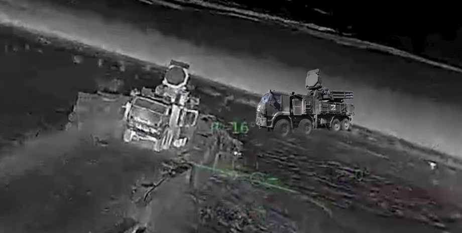 фото ЗРГК Панцирь-С1 ВС РФ, который дрон FP-2 взорвал 24 февраля 2026 года