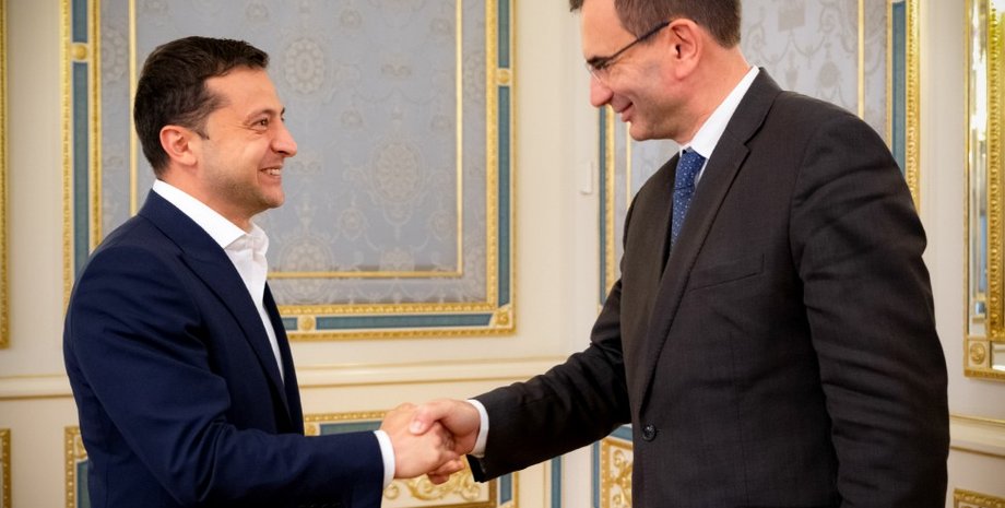 Владимир Зеленский и Алан Пию / Фото: president.gov.ua