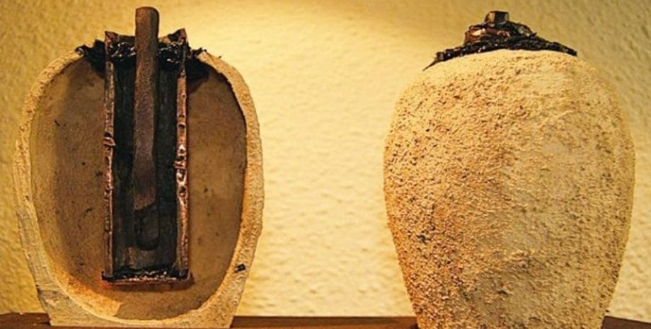 батарея, багдад, знахідка, електрика, акумулятор, історія, глечик, гальваніка, метал, залізо, мідь, імперія, наука, Іран, сом, Ніл, Єгипет, бурштин, вольт, статична електрика