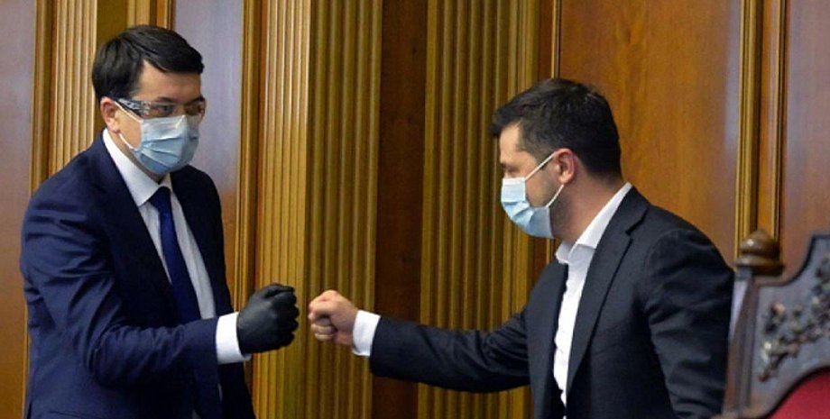 Дмитро Разумков, Володимир Зеленський, відставка Разумкова