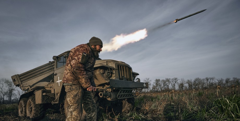 война в украине обстрелы всу, работа всу на фронте, град, установка рсзо