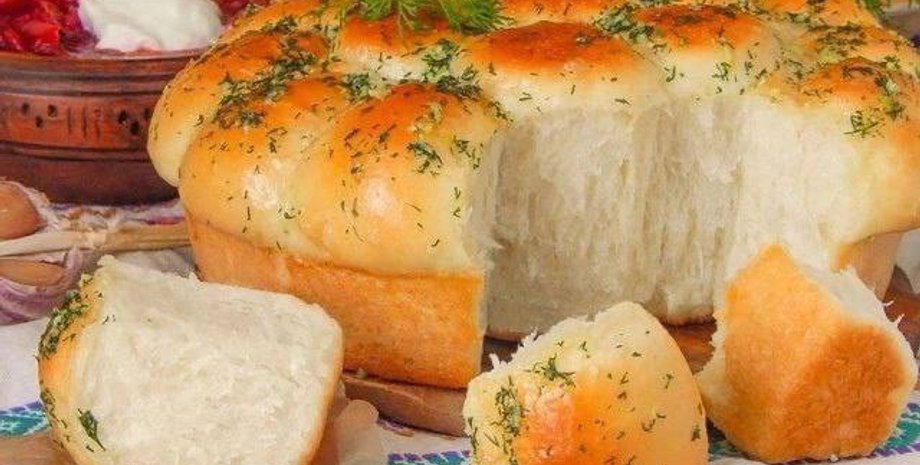 пампушки, чесночные пампушки, рецепт пампушек с чесноком