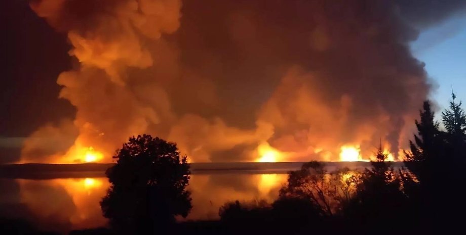 Вибухи, пожежа, Торопець