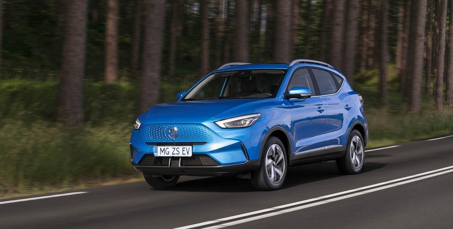 MG ZS EV 2022, MG ZS EV, MG ZS, кроссовер MG ZS, электромобиль MG ZS