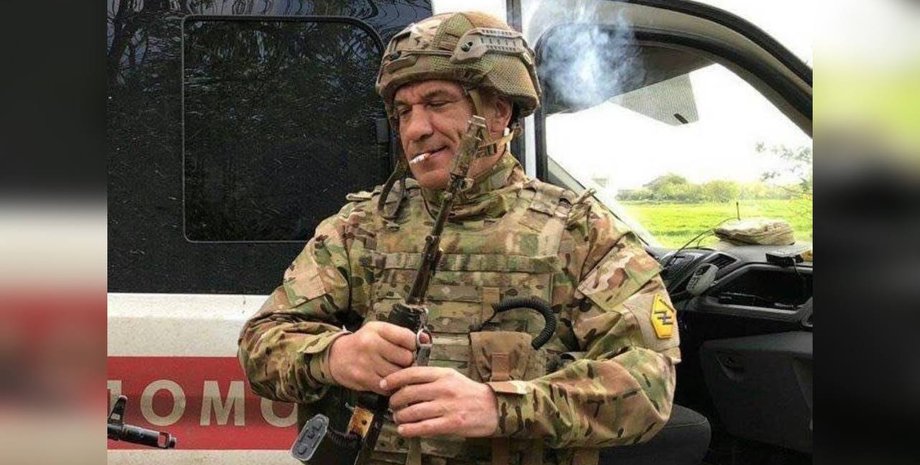 Український військовий медик полку "Азов" Олександр Крохмалюк