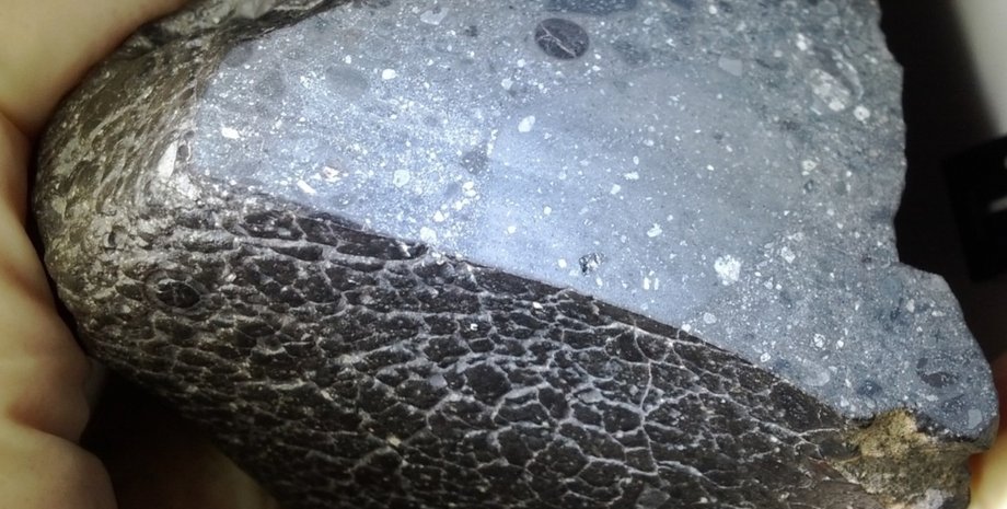 Метеорит NWA 7034 Черная красавица