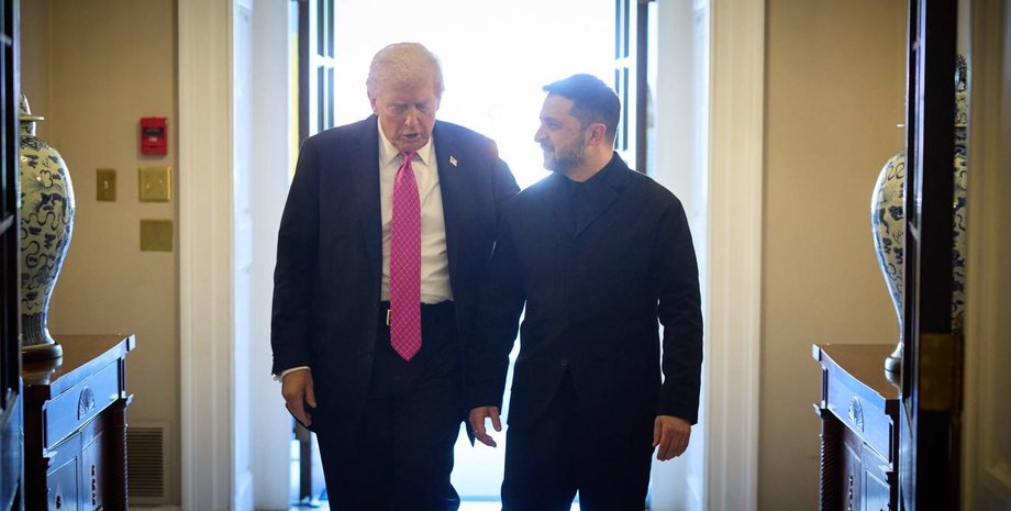 Президент США Дональд Трамп і президент України Володимир Зеленський зустріч Трампа і Зеленського