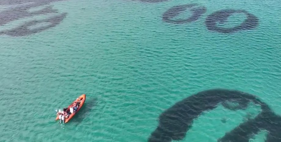 волшебные круги в море