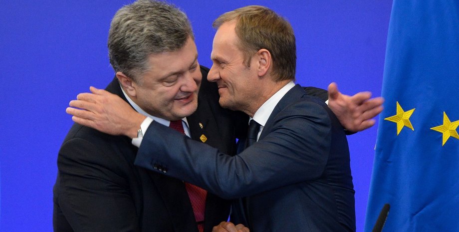 Петр Порошенко и Дональд Туск / Фото: EPA