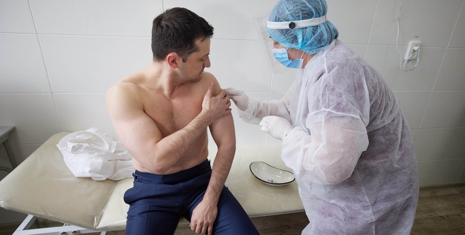 Владимир Зеленский, вакцинация от ковид, коронавирус в Украине