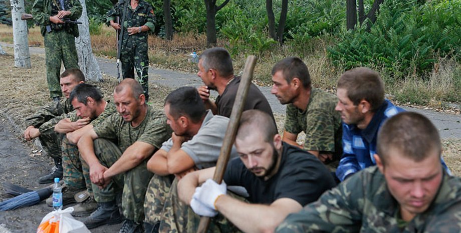 Украинские пленные на Донбассе / Иллюстративное фото: Интерфакс