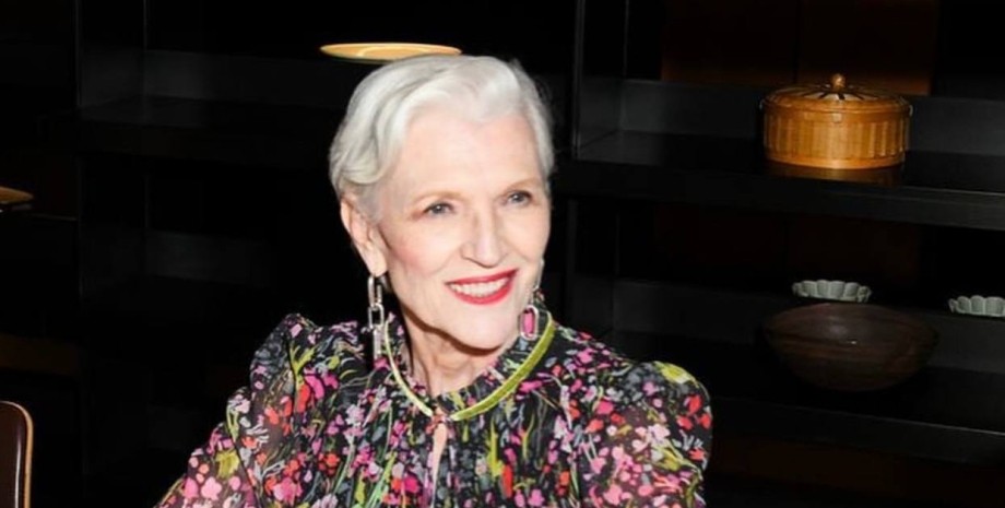 Мей Маск модель письменниця сукня український дизайн Мей Маск, сукня українського дизайнера, модель, письменниця, фешн-захід