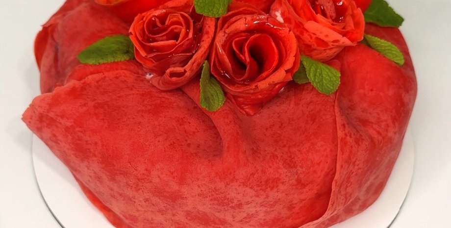 торт из блинов