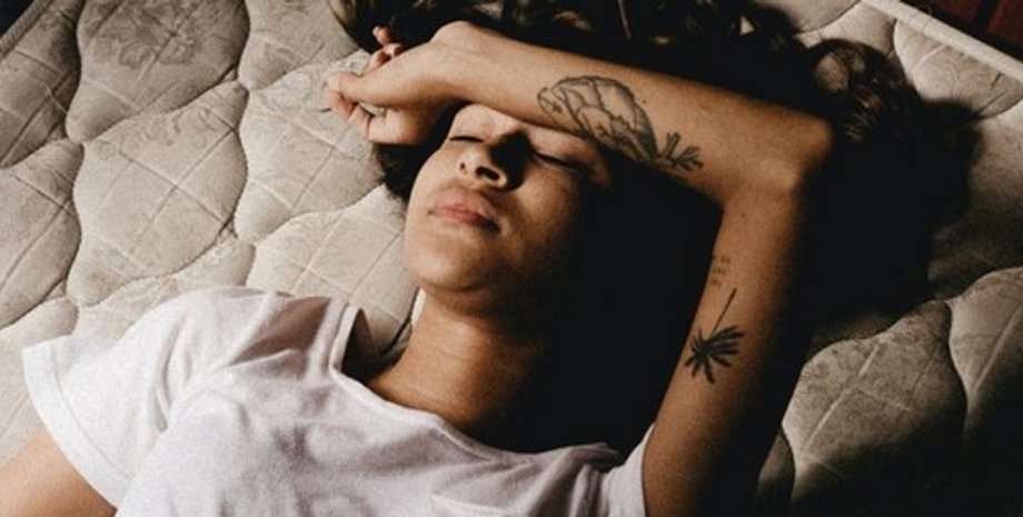 женщина, усталость