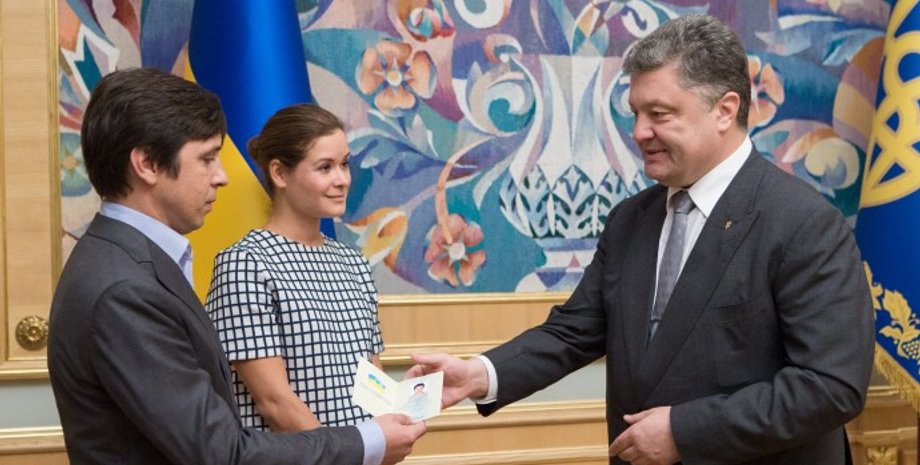 Порошенко, Гайдар и Федорин / Фото пресс-службы президента