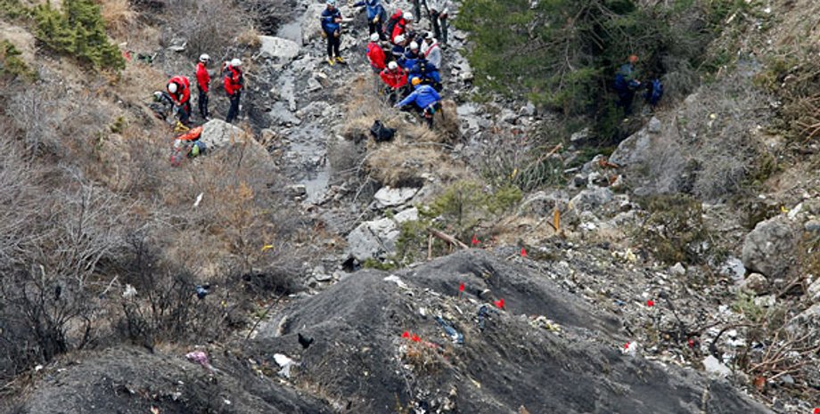 Место катастрофы А320 / Фото: EPA/ТАСС