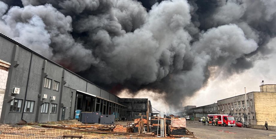 Пожар на Новой почте в Волынской области