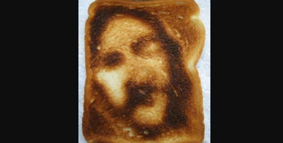тост, лицо иисуса на тосте, лик христа на тосте