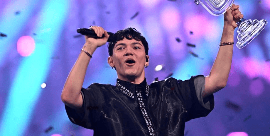 Євробачення 2025, переможець на сцені