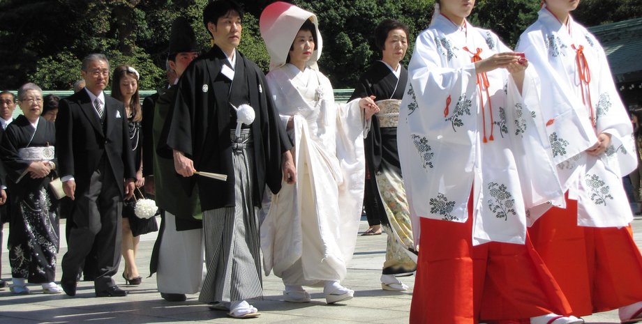 японська весілля, японія, одне прізвище